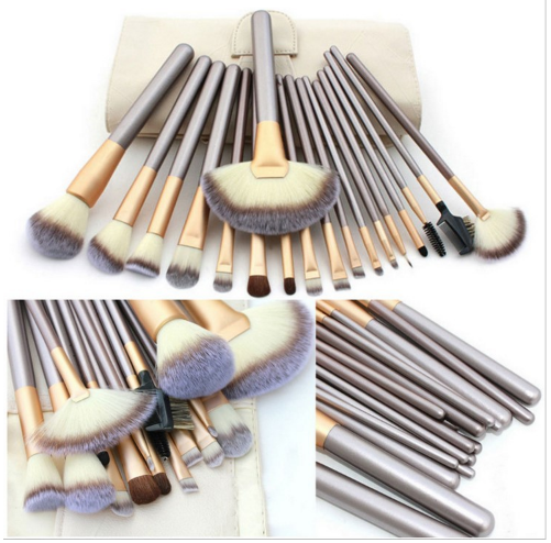 Persian Make-up Brush Suit Rice White Make Up Brush, Champagne Color Brush Handle Make-up Brush Without Persian Make-up Brush Suit Rice White Make Up Brush, Champagne Color Brush Handle Make-up Brush Without